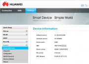 Huawei E586ブラウザ画面 Huawei E586ブラウザ画面