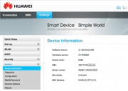 Huawei E586ブラウザ画面